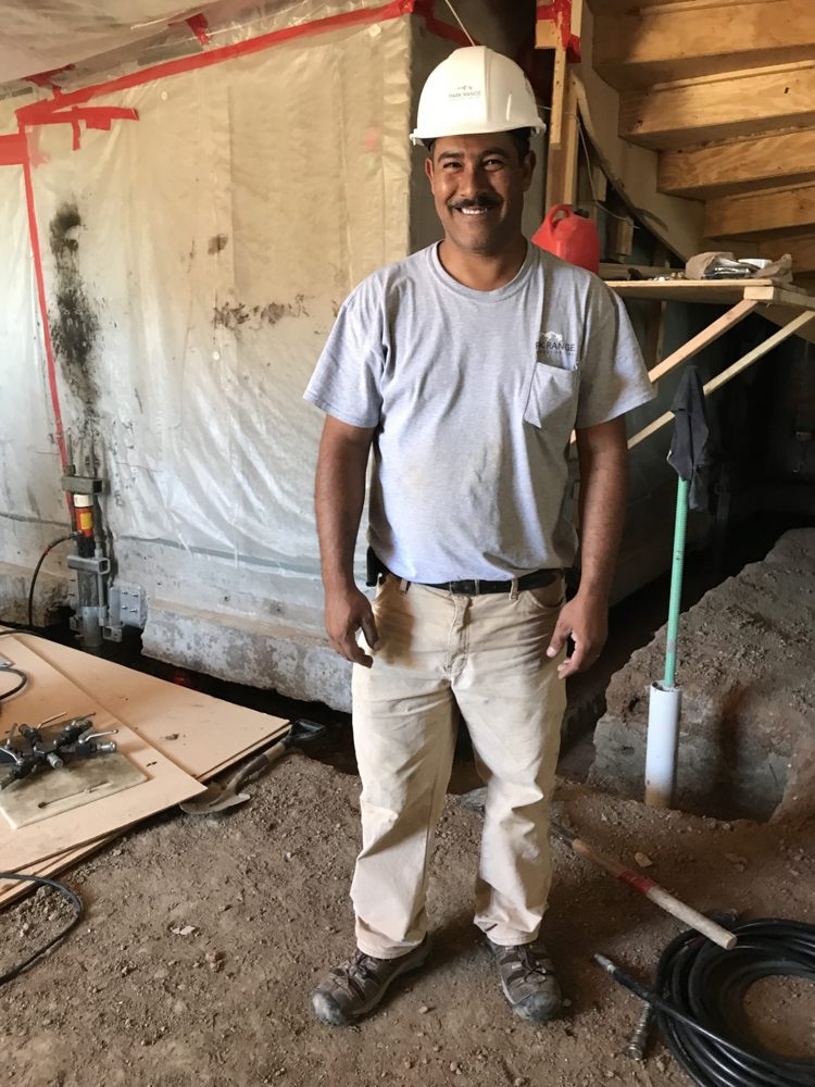 Jose, Park Range jobsite supervisor